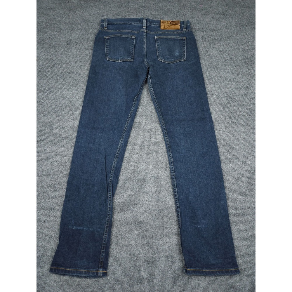 Naked Famous Denim Weird Guy Jeans Mens 32 x 30 Blue Selvedge Button Fly - Picture 3 of 13